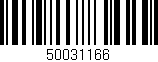 Código de barras (EAN, GTIN, SKU, ISBN): '50031166'