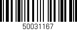 Código de barras (EAN, GTIN, SKU, ISBN): '50031167'