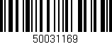 Código de barras (EAN, GTIN, SKU, ISBN): '50031169'
