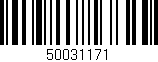 Código de barras (EAN, GTIN, SKU, ISBN): '50031171'