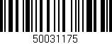 Código de barras (EAN, GTIN, SKU, ISBN): '50031175'