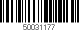 Código de barras (EAN, GTIN, SKU, ISBN): '50031177'