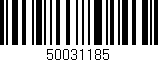 Código de barras (EAN, GTIN, SKU, ISBN): '50031185'
