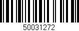 Código de barras (EAN, GTIN, SKU, ISBN): '50031272'