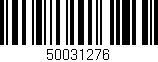 Código de barras (EAN, GTIN, SKU, ISBN): '50031276'