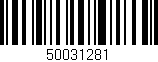 Código de barras (EAN, GTIN, SKU, ISBN): '50031281'