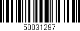 Código de barras (EAN, GTIN, SKU, ISBN): '50031297'