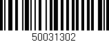 Código de barras (EAN, GTIN, SKU, ISBN): '50031302'
