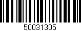 Código de barras (EAN, GTIN, SKU, ISBN): '50031305'