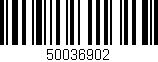 Código de barras (EAN, GTIN, SKU, ISBN): '50036902'