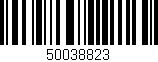 Código de barras (EAN, GTIN, SKU, ISBN): '50038823'