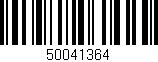Código de barras (EAN, GTIN, SKU, ISBN): '50041364'