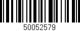 Código de barras (EAN, GTIN, SKU, ISBN): '50052579'