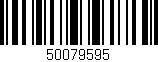 Código de barras (EAN, GTIN, SKU, ISBN): '50079595'