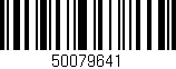 Código de barras (EAN, GTIN, SKU, ISBN): '50079641'