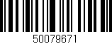 Código de barras (EAN, GTIN, SKU, ISBN): '50079671'