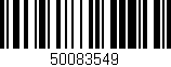 Código de barras (EAN, GTIN, SKU, ISBN): '50083549'