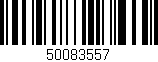 Código de barras (EAN, GTIN, SKU, ISBN): '50083557'