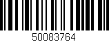 Código de barras (EAN, GTIN, SKU, ISBN): '50083764'