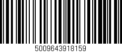 Código de barras (EAN, GTIN, SKU, ISBN): '5009643918159'