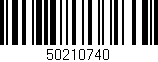 Código de barras (EAN, GTIN, SKU, ISBN): '50210740'
