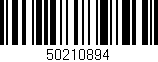 Código de barras (EAN, GTIN, SKU, ISBN): '50210894'