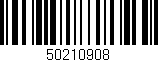 Código de barras (EAN, GTIN, SKU, ISBN): '50210908'