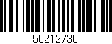 Código de barras (EAN, GTIN, SKU, ISBN): '50212730'