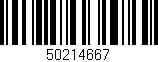 Código de barras (EAN, GTIN, SKU, ISBN): '50214667'