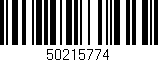 Código de barras (EAN, GTIN, SKU, ISBN): '50215774'