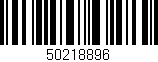 Código de barras (EAN, GTIN, SKU, ISBN): '50218896'