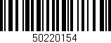Código de barras (EAN, GTIN, SKU, ISBN): '50220154'