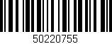 Código de barras (EAN, GTIN, SKU, ISBN): '50220755'
