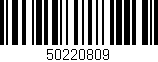 Código de barras (EAN, GTIN, SKU, ISBN): '50220809'
