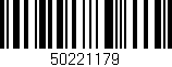 Código de barras (EAN, GTIN, SKU, ISBN): '50221179'