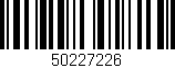 Código de barras (EAN, GTIN, SKU, ISBN): '50227226'