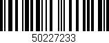 Código de barras (EAN, GTIN, SKU, ISBN): '50227233'