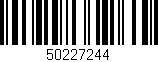 Código de barras (EAN, GTIN, SKU, ISBN): '50227244'