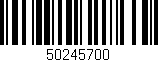 Código de barras (EAN, GTIN, SKU, ISBN): '50245700'