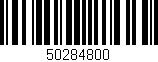 Código de barras (EAN, GTIN, SKU, ISBN): '50284800'