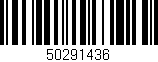 Código de barras (EAN, GTIN, SKU, ISBN): '50291436'