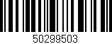 Código de barras (EAN, GTIN, SKU, ISBN): '50299503'