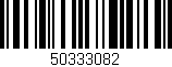 Código de barras (EAN, GTIN, SKU, ISBN): '50333082'