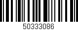 Código de barras (EAN, GTIN, SKU, ISBN): '50333086'