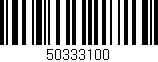 Código de barras (EAN, GTIN, SKU, ISBN): '50333100'