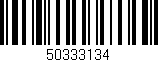 Código de barras (EAN, GTIN, SKU, ISBN): '50333134'