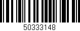 Código de barras (EAN, GTIN, SKU, ISBN): '50333148'
