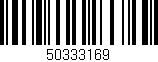 Código de barras (EAN, GTIN, SKU, ISBN): '50333169'