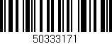 Código de barras (EAN, GTIN, SKU, ISBN): '50333171'