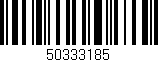 Código de barras (EAN, GTIN, SKU, ISBN): '50333185'